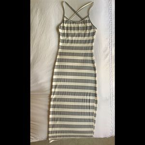 Naked Wardrobe midi dress with slit